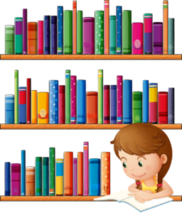 Girl Reading Library Student  - phandung80 / Pixabay