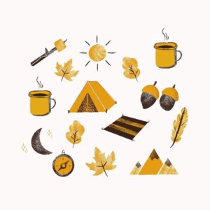 Tent Leaves Camping Icons  - Cindynhiart / Pixabay